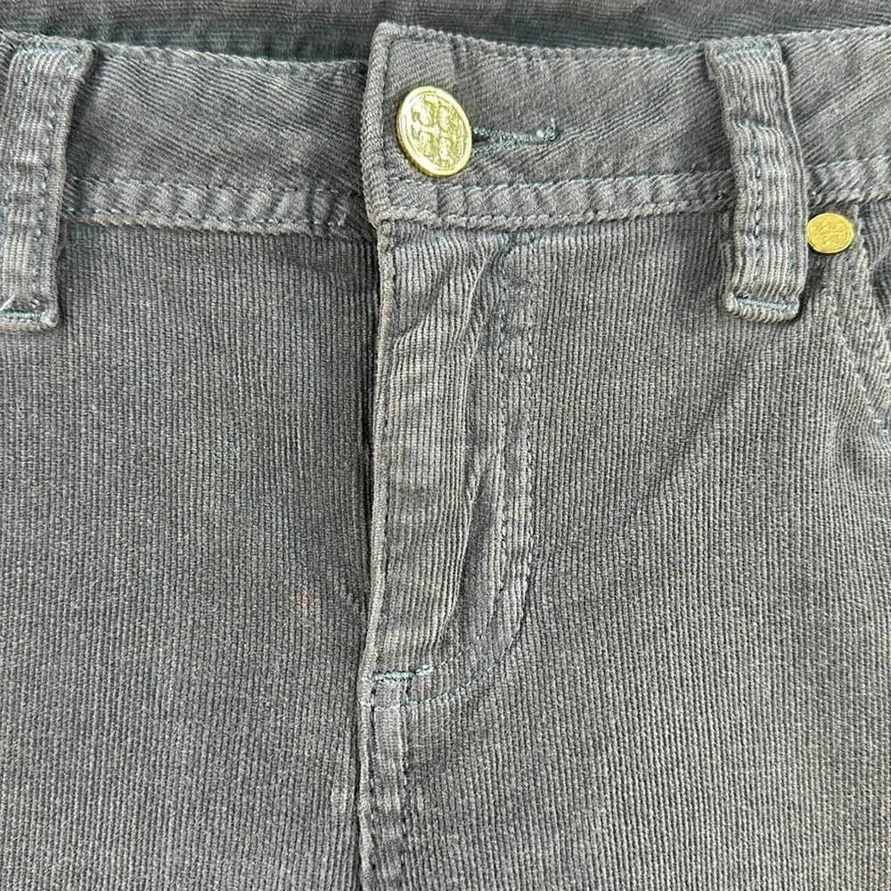 Tory Burch Corduroy Skinny Low Rise Pants